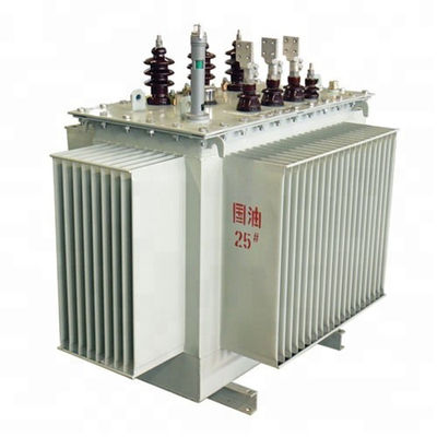 30KVA 200KVA 400KVA หม้อแปลงไฟฟ้าระบบจำหน่ายแบบแช่น้ำมัน