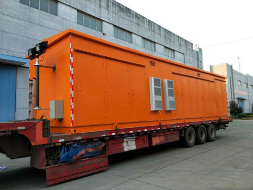 132 KV 145 KV สถานีไฟฟ้าแรงสูง 50 MVA Mobile หม้อแปลงไฟฟ้า Substation