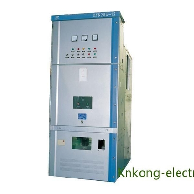 ไฟฟ้า KYN28 ซีรี่ส์สวิตช์เกียร์แบบปิดด้วยโลหะ 1250A 6.6KV สีเทา